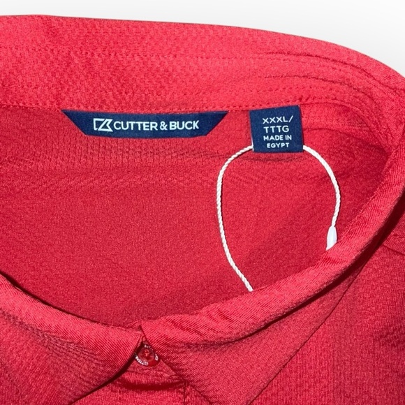 NWT CUTTER & BUCK Women's KC Chiefs Prospect Textured Stretch Polo XXXL - Picture 6 of 14